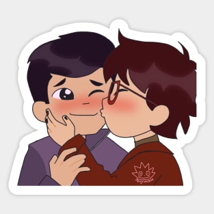 rymin kissy Sticker